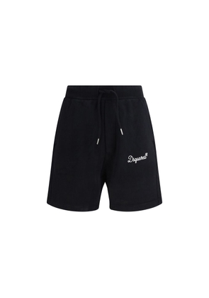 Dsquared² Black Cotton Bermuda Shorts - L