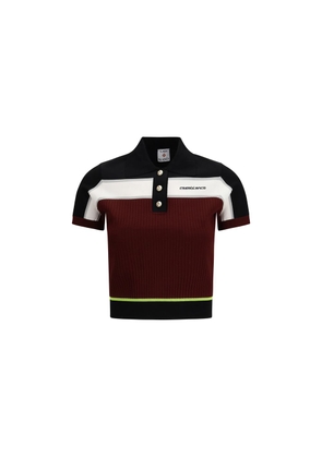 Casablanca Multicolor Viscose Polo Shirt - L