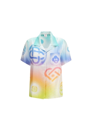 Casablanca Multicolor Silk Shortsleeve Shirt - L