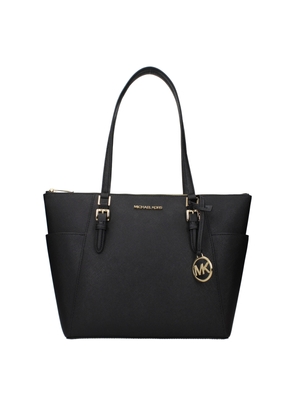 Michael Kors Black Leather Shoulder Bag