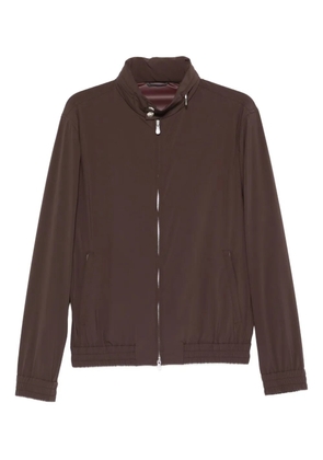 Brunello Cucinelli zip bomber jacket - Brown