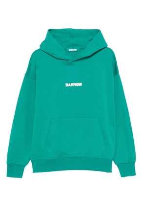 BARROW logo-print hoodie - Green
