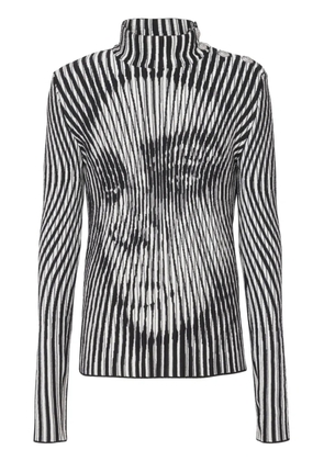 Balmain face-motif knit jumper - Black