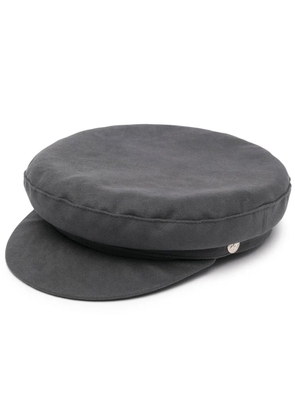 Manokhi velvet baker boy cap - Grey