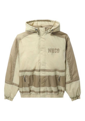 Neighborhood hooded panelled jacket - Neutrals