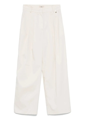 Herno pleat-detailing trousers - Neutrals