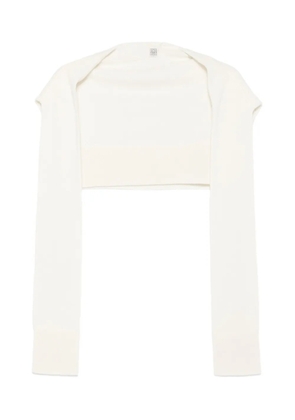 TOTEME sleeve scarf - White