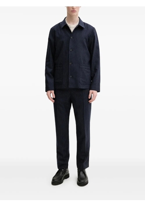 A.P.C. pinstripe drawstring trousers - Blue