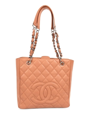 CHANEL Pre-Owned 2008 Petite Shopping Tote bag - Orange
