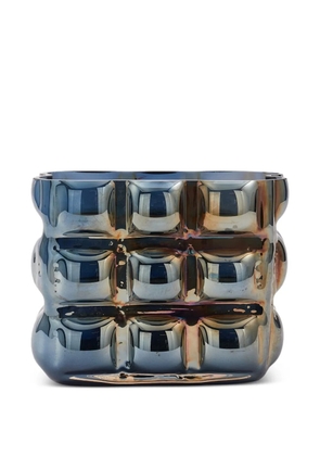 POLSPOTTEN small Bubble iridescent vase (17cm x 24cm x 19cm) - Blue