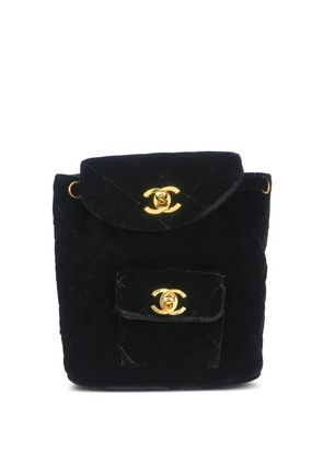 CHANEL Pre-Owned 1995 small Duma backpack - Black