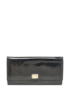 Dolce & Gabbana Pre-Owned patent-leather wallet - Black