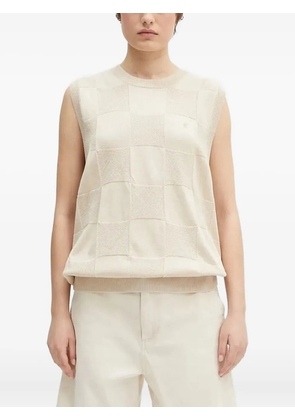 Carhartt WIP checked sleeveless knitted top - Neutrals
