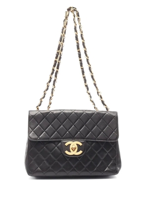 CHANEL Pre-Owned 1994-1996 quilted leather shoulder bag - Black