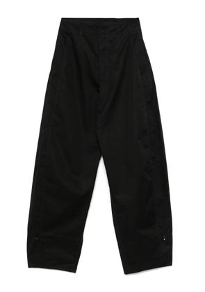 LEMAIRE cotton trousers - Black