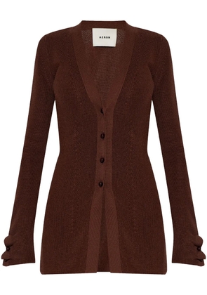 AERON Baxter maxi cardigan - Brown
