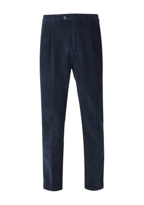 Boglioli corduroy pleated trousers - Blue