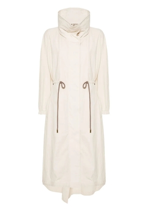 Moorer Madalyn-Wfc hooded coat - Neutrals