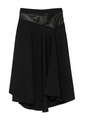 Marni satin-panel midi skirt - Black