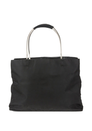 Prada Pre-Owned 2010s triangle-logo tote bag - Black