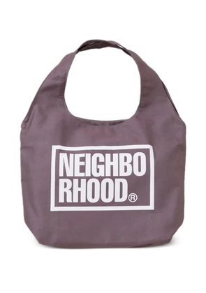 Neighborhood ID cotton tote bag - Grey