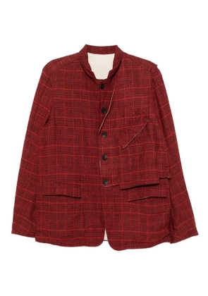 The Viridi-Anne checked blazer - Red