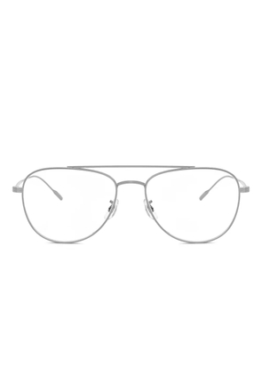 Oliver Peoples pilot-frame glasses - Silver