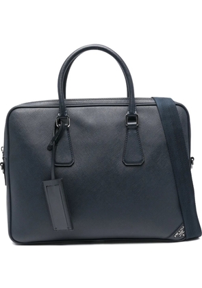 Prada Pre-Owned 2010s leather briefcase - Blue