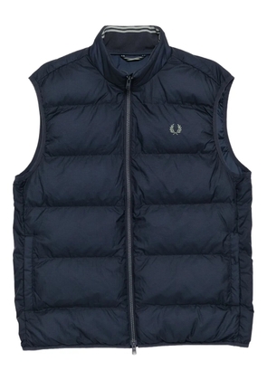 Fred Perry logo padded gilet - Blue