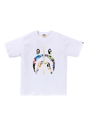 A BATHING APE® shark-graphic T-shirt - White
