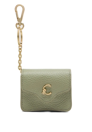 Coccinelle grained-leather case - Green