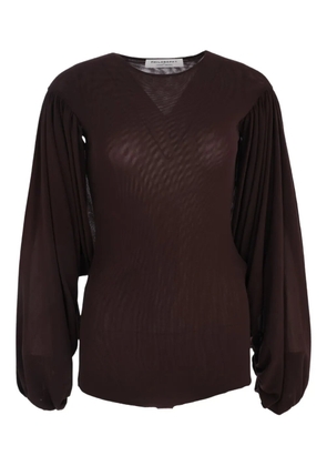 Philosophy Di Lorenzo Serafini balloon-sleeve blouse - Brown
