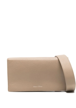 Marc O'Polo calf-leather mini clutch bag - Neutrals