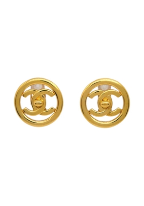 CHANEL Pre-Owned 1997 CC turnlock clip-on earrings - Gold