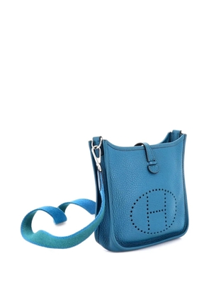 Hermès Pre-Owned Evelyne Bag Gen III Clemence TPM crossbody bag - Blue