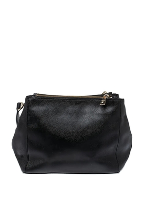 DKNY Vintage 351632 zip leather bag - Black