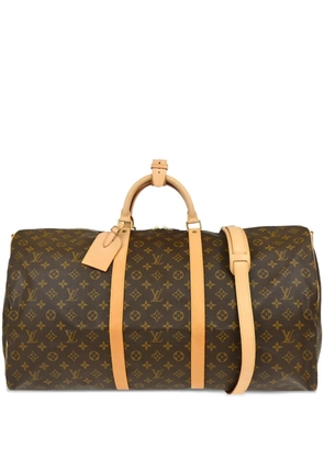 Louis Vuitton Pre-Owned 2000 Monogram Keepall Bandouliere 60 duffle bag - Brown