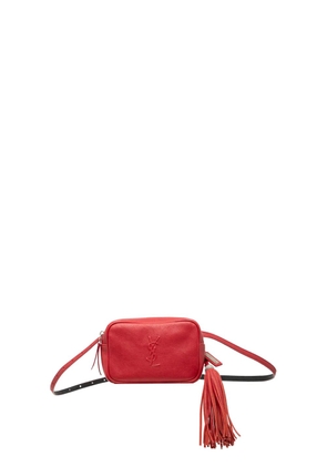 Saint Laurent Pre-Owned 2018 Leather Monogram Lou belt bag - Red