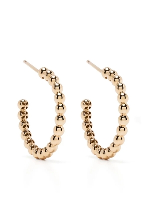 Pragnell 18kt yellow gold Bohemia plain large hoop earrings