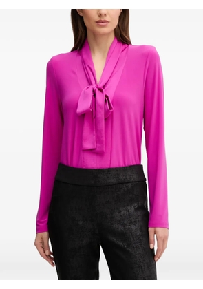 Joseph Ribkoff bow blouse - Pink