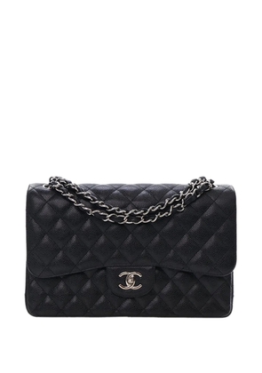 CHANEL Pre-Owned 2016-2017 Jumbo Classic Caviar Double Flap shoulder bag - Black