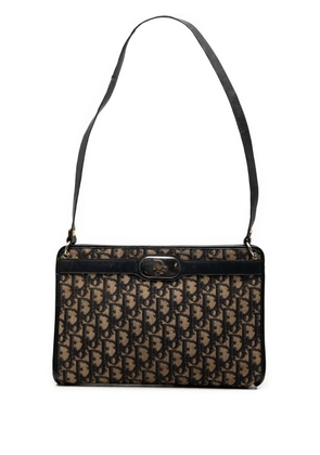 Christian Dior Pre-Owned 2000-2010 Oblique Canvas shoulder bag - Blue