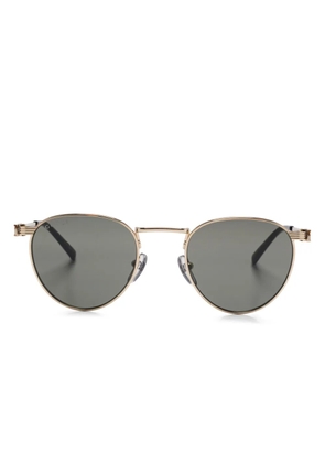 Gucci Eyewear oval-frame sunglasses - Gold