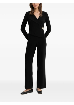 Joseph Ribkoff V-neck button all in one - Black