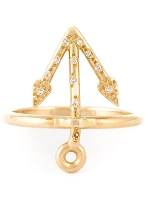 Natasha Zinko mini anchor ring - Metallic