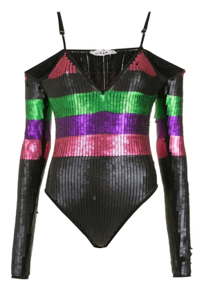 Amir Slama sequin cut-out swimsuit - Multicolour