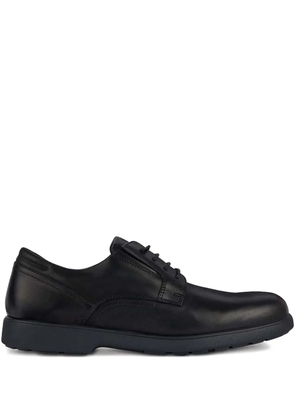 Geox lace-up leather derby shoes - Black
