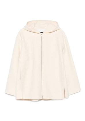 Jil Sander hooded zip-front jacket - Neutrals