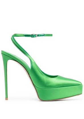 Le Silla Uma 140mm pumps - Green