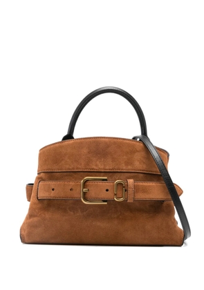 Marc Jacobs buckle-detail leather tote bag - Brown